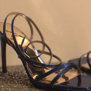 Guess open toe sandal 3 inch heel